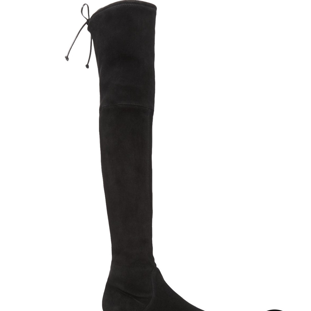 STUART WEITZMAN Women's Lowland Stretch Over The Knee Boots in Black - Picture 2 of 8